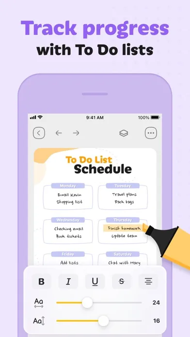 Digital Planner – Task Journal Screenshots