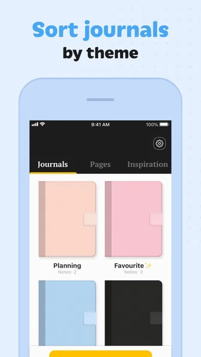 Digital Planner – Task Journal Screenshots