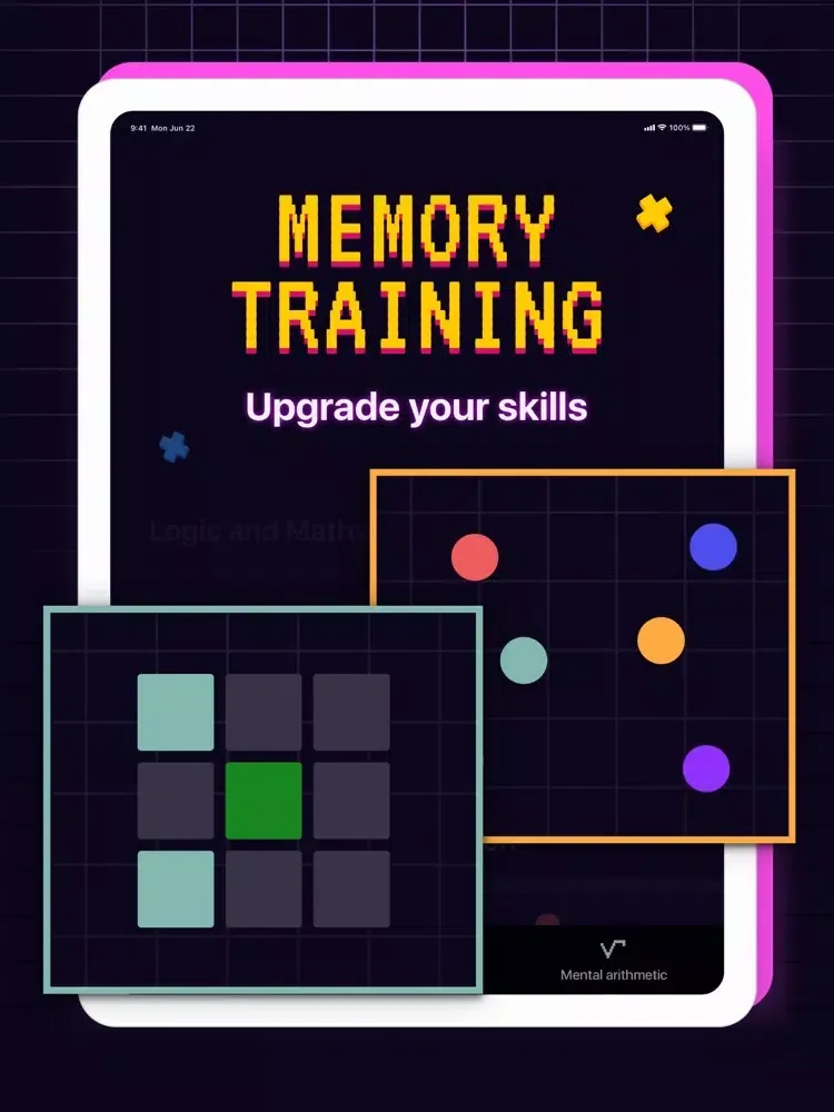 Memory Test: Brain Teaser Game iPad  스크린샷