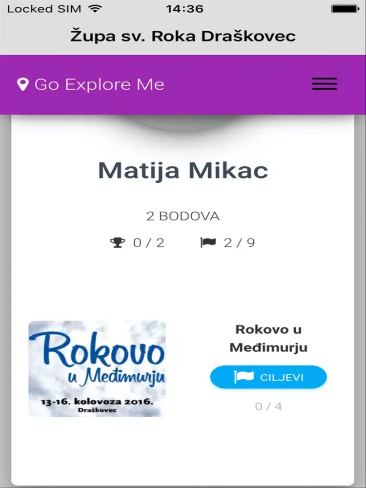 Zupa sv Roka Draskovec iPad  Screenshots