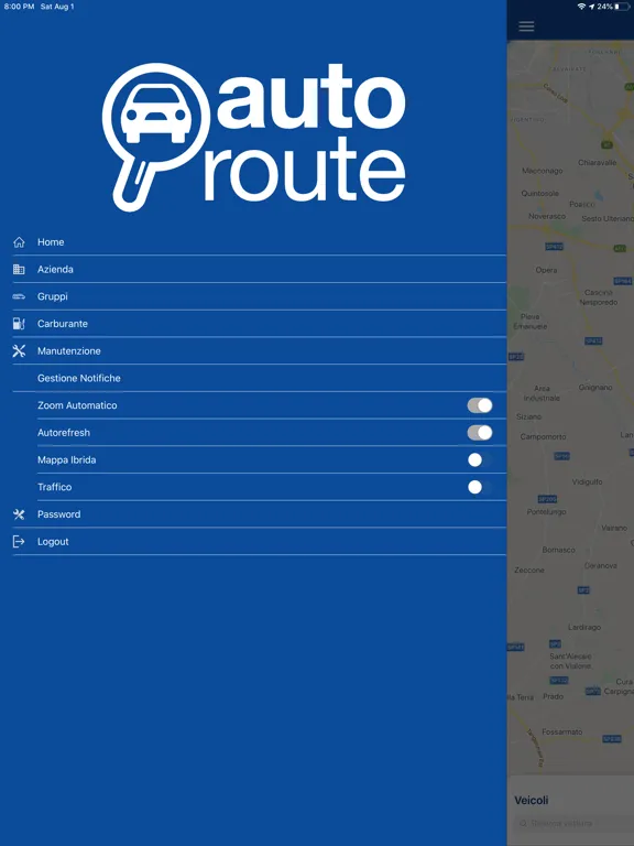 Скриншоты Autoroute iPad 