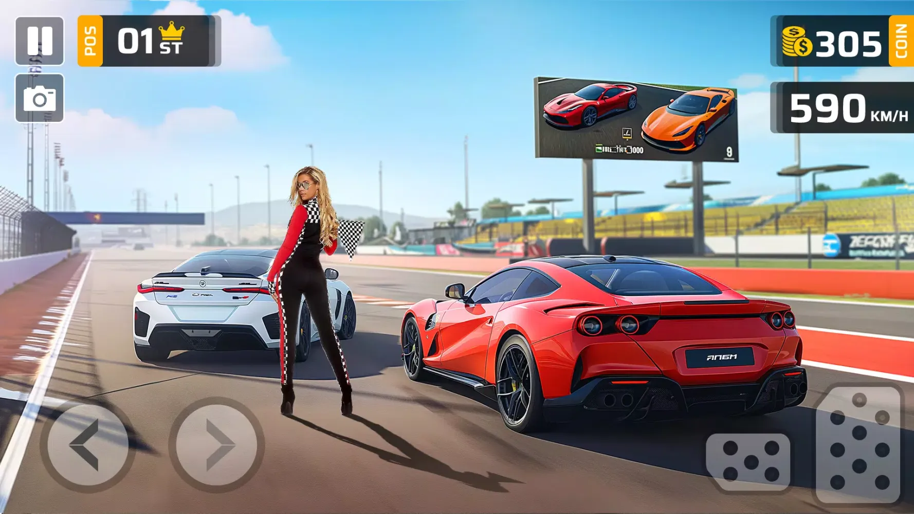 Captures d'écran de High Speed Stunt Car Race Game