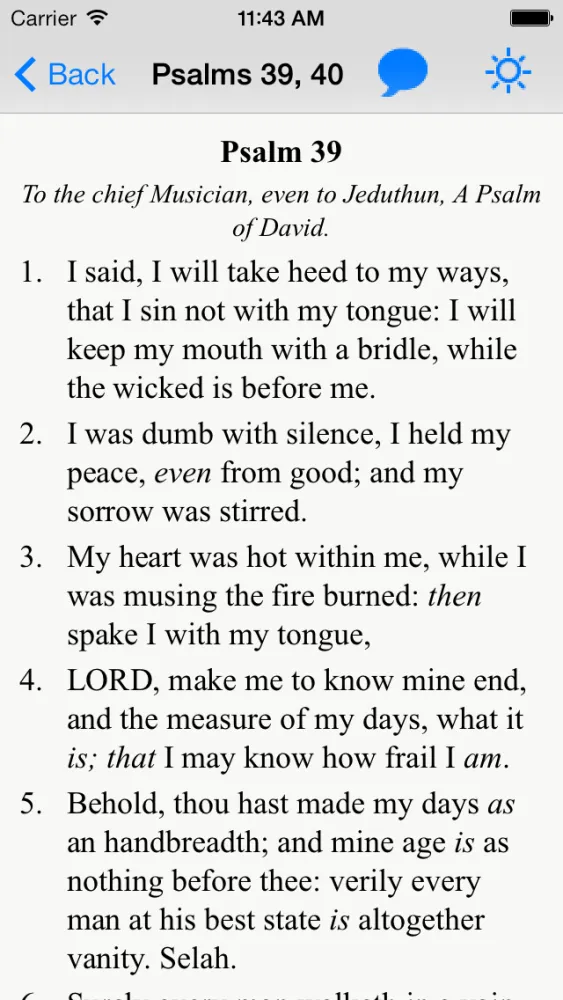 Daily Bible Readings Screenshots