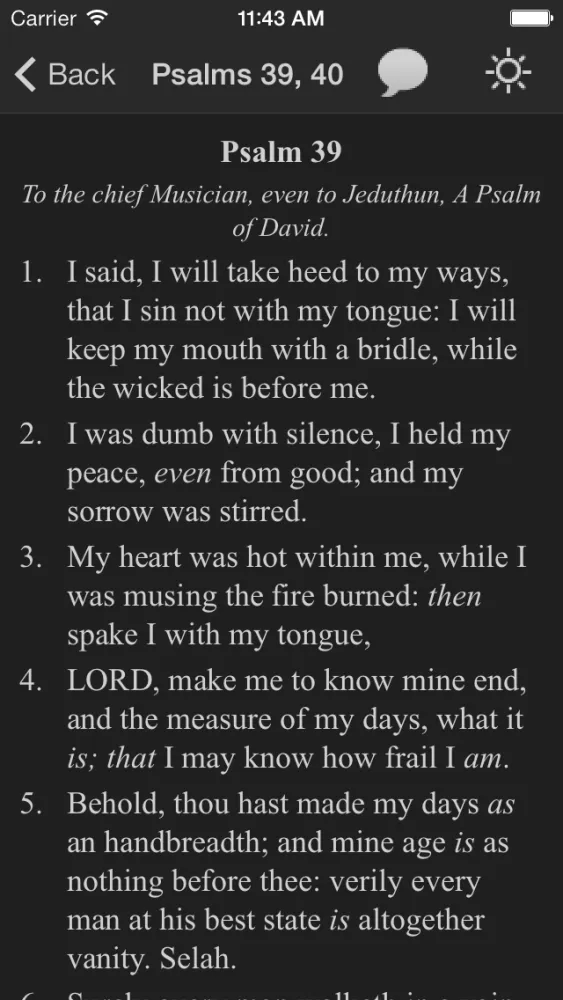 Daily Bible Readings Screenshots