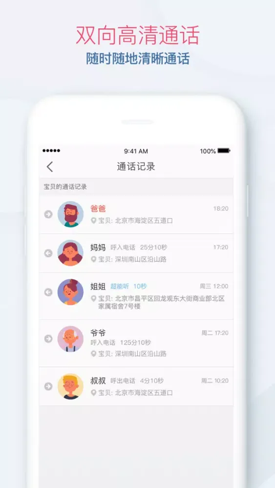 ภาพหน้าจอของ 糖猫-智能电话手表