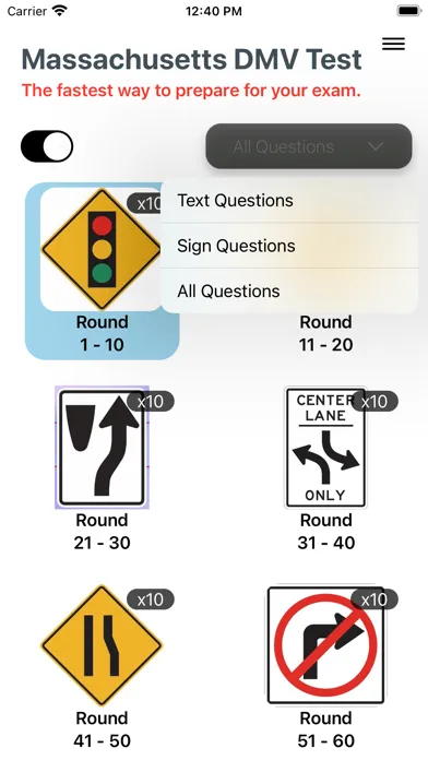 Massachusetts DMV Test 2024应用截图