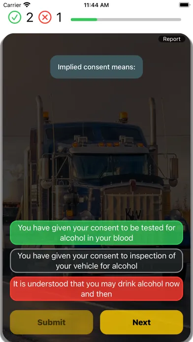 Скриншоты Alaska CDL Test 2024
