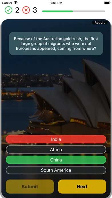 Captures d'écran de Australian Citizenship Prepare