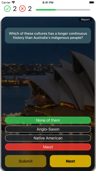 Captures d'écran de Australian Citizenship Prepare