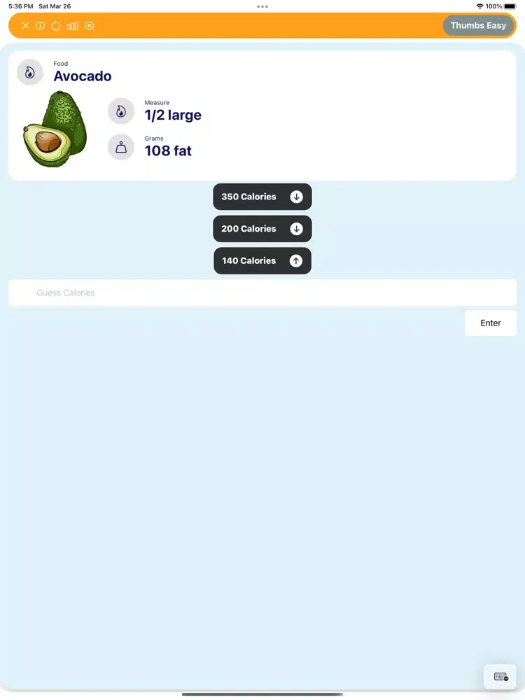 Capturas de pantalla de Worldle for Guess Food Calorie iPad 