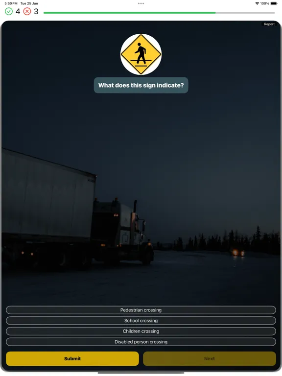 Zrzuty ekranu Illinois CDL Test 2024 iPad 