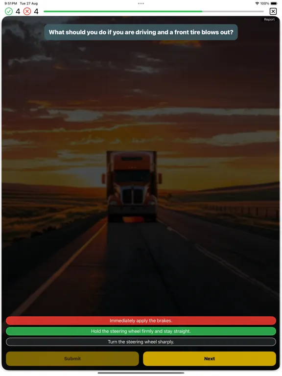 Capturas de pantalla de New Hampshire CDL Test 2024 iPad 