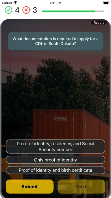 Capturas de pantalla de South Dakota CDL Permit 2024