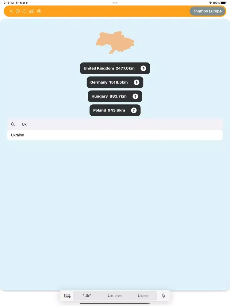 صور Worldle for Guess Country Map iPad 