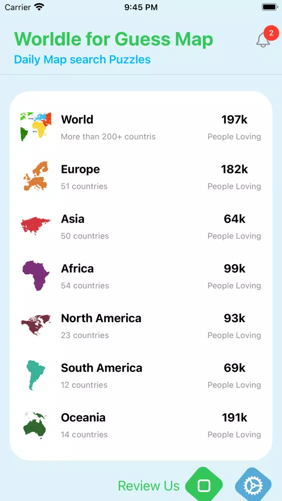 Worldle for Guess Country Map应用截图