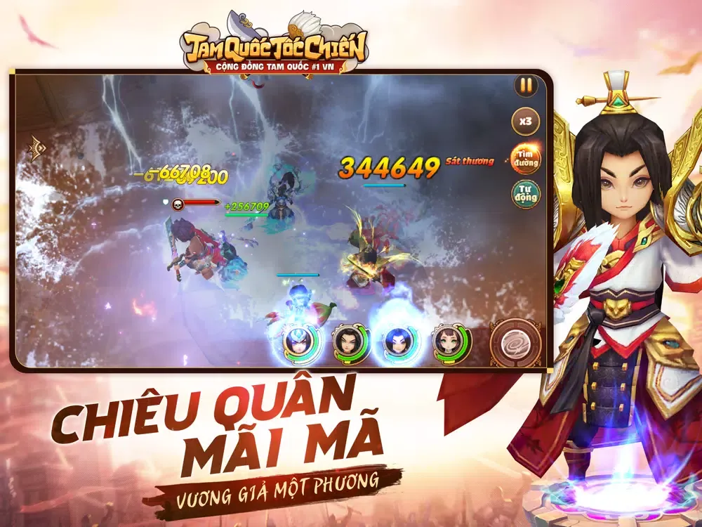 Zrzuty ekranu Tam Quốc Tốc Chiến – SohaGame iPad 