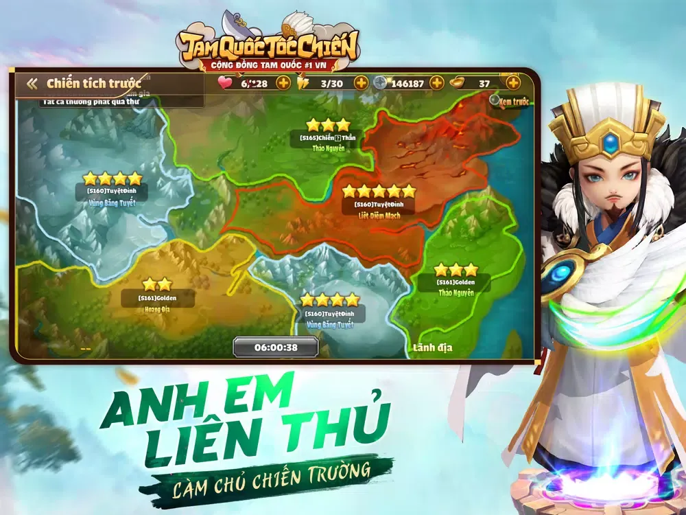 Zrzuty ekranu Tam Quốc Tốc Chiến – SohaGame iPad 