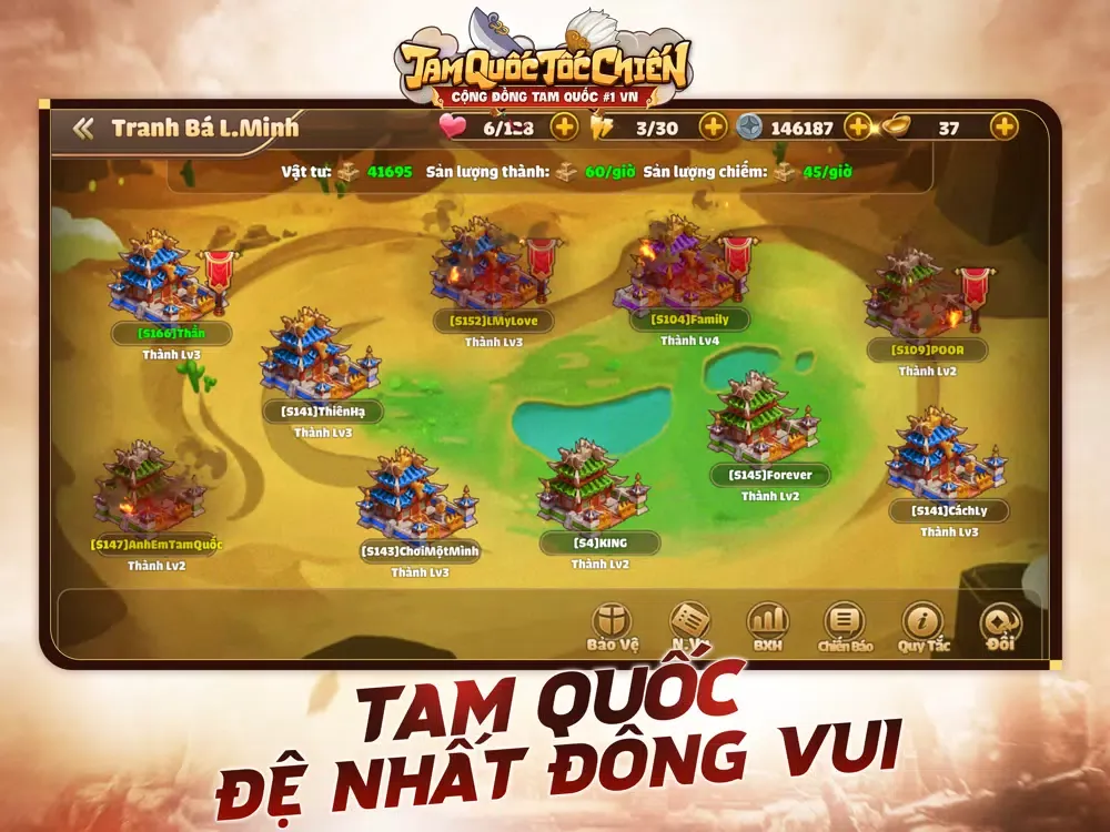 Zrzuty ekranu Tam Quốc Tốc Chiến – SohaGame iPad 