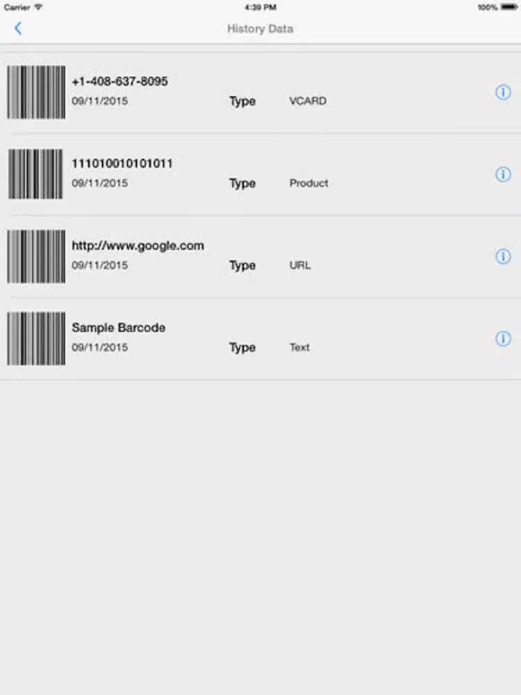 Fastest Barcode Scanner iPad  Screenshots