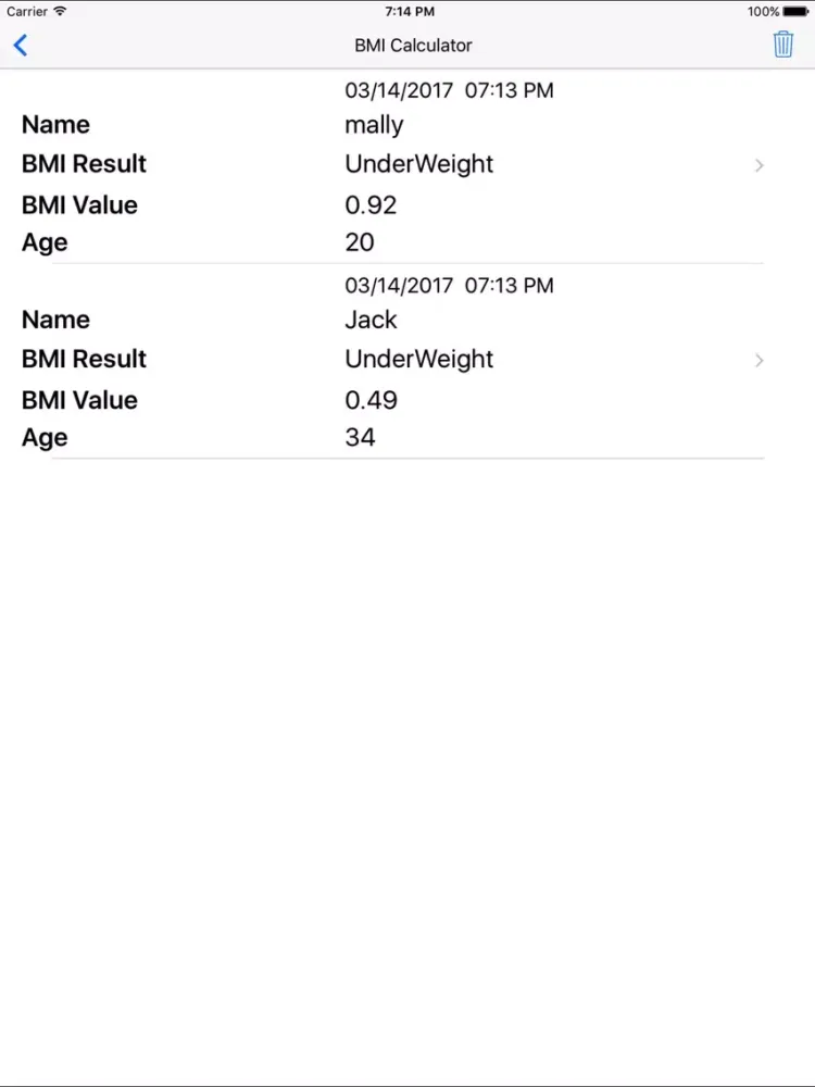 Zrzuty ekranu Instant BMI Calculator -Control Your Weight & BMI iPad 