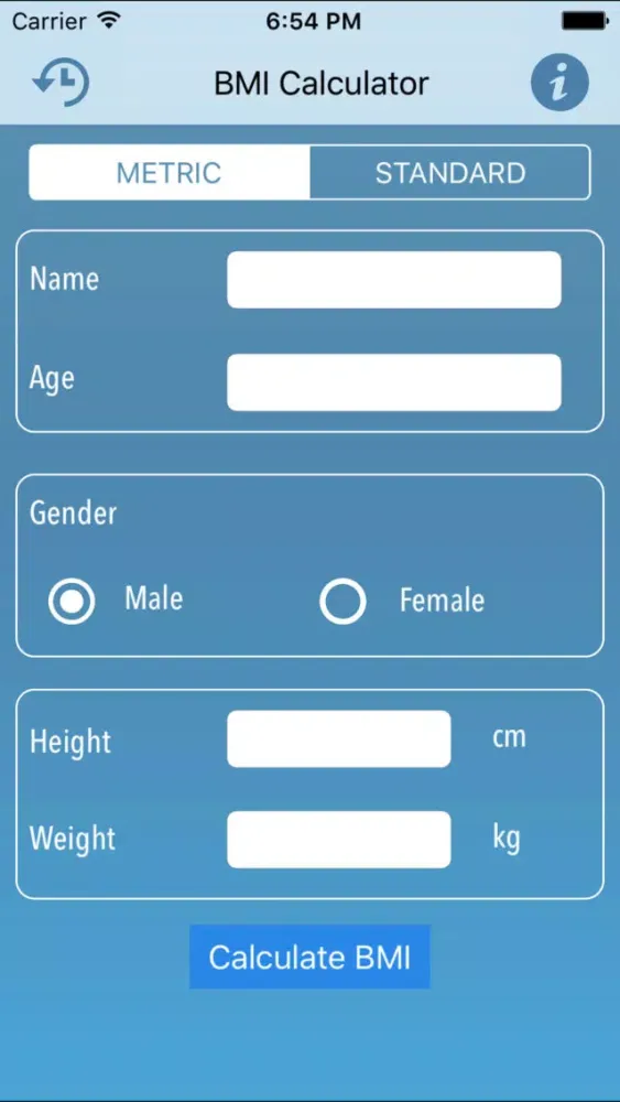 Zrzuty ekranu Instant BMI Calculator -Control Your Weight & BMI