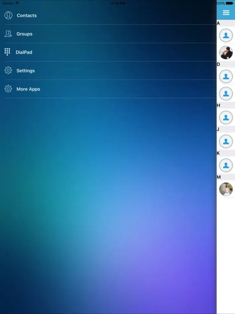 Advanced Contacts Manager - Merge & Backup iPad  Ekran Görüntüleri