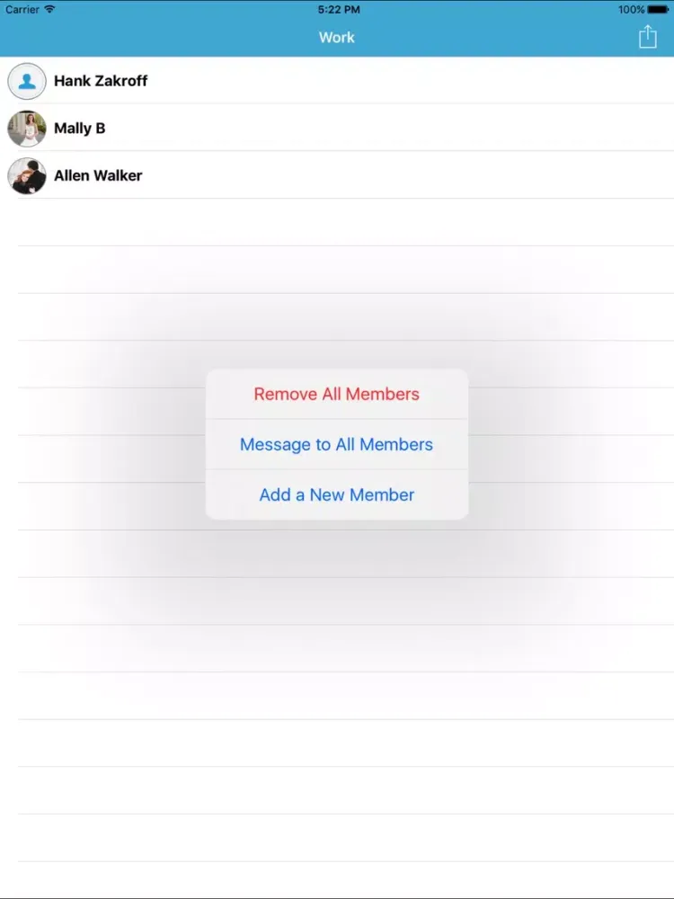 Advanced Contacts Manager - Merge & Backup iPad  Ekran Görüntüleri