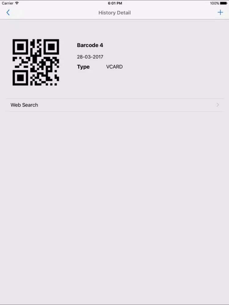 Tangkapan skrin Fastest Barcode Scanner Premium iPad 