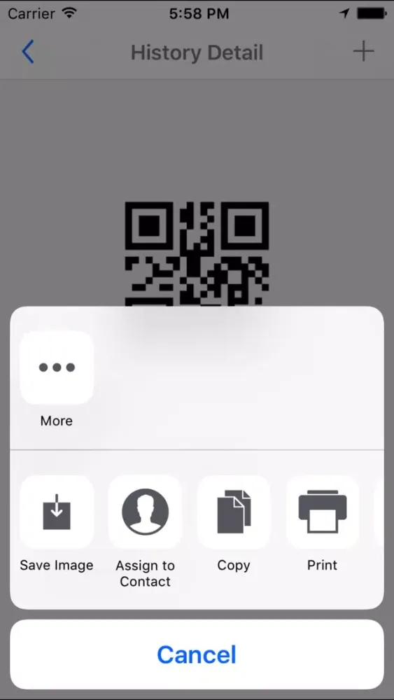 Tangkapan skrin Fastest Barcode Scanner Premium