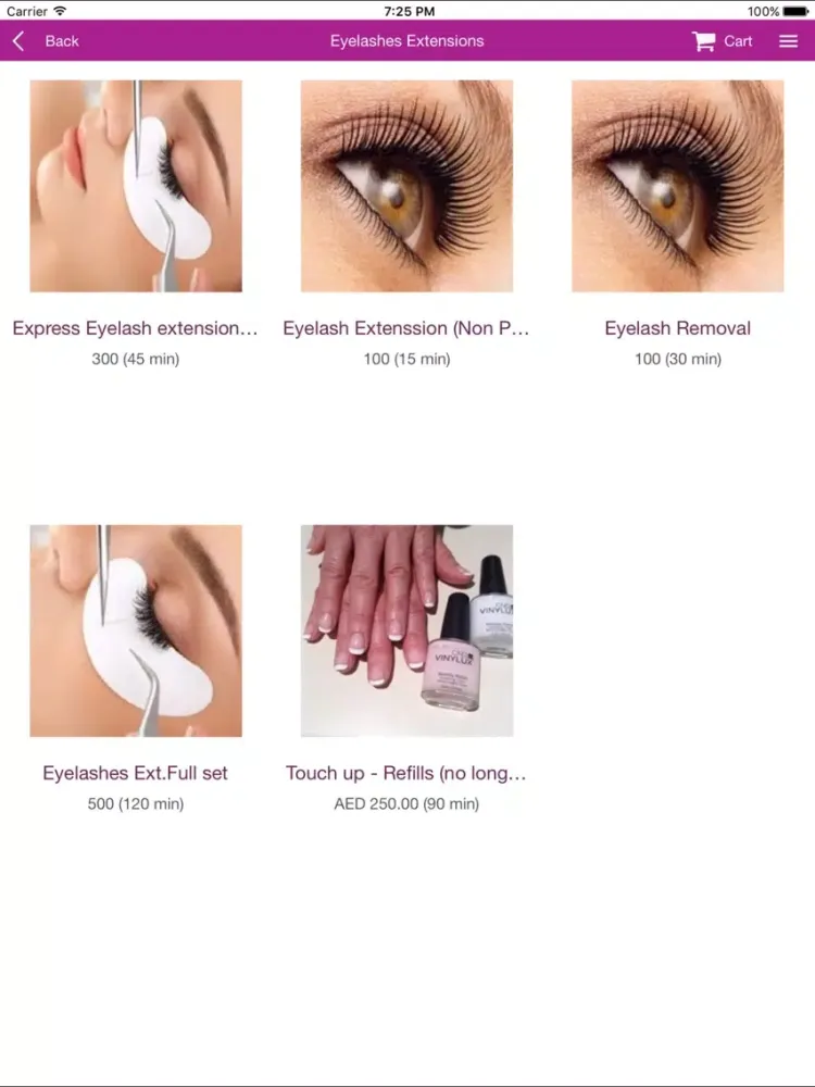 Ảnh chụp màn hình của Salon Beauty Time Dubai iPad 