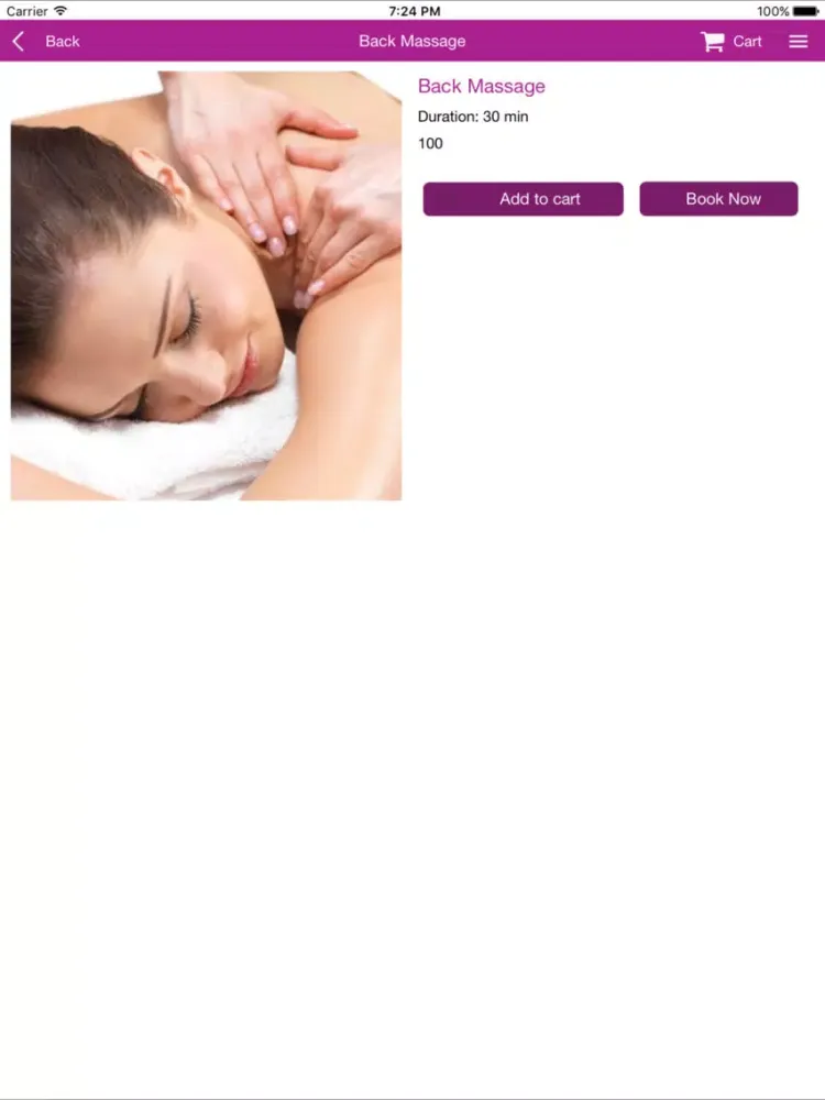 Ảnh chụp màn hình của Salon Beauty Time Dubai iPad 