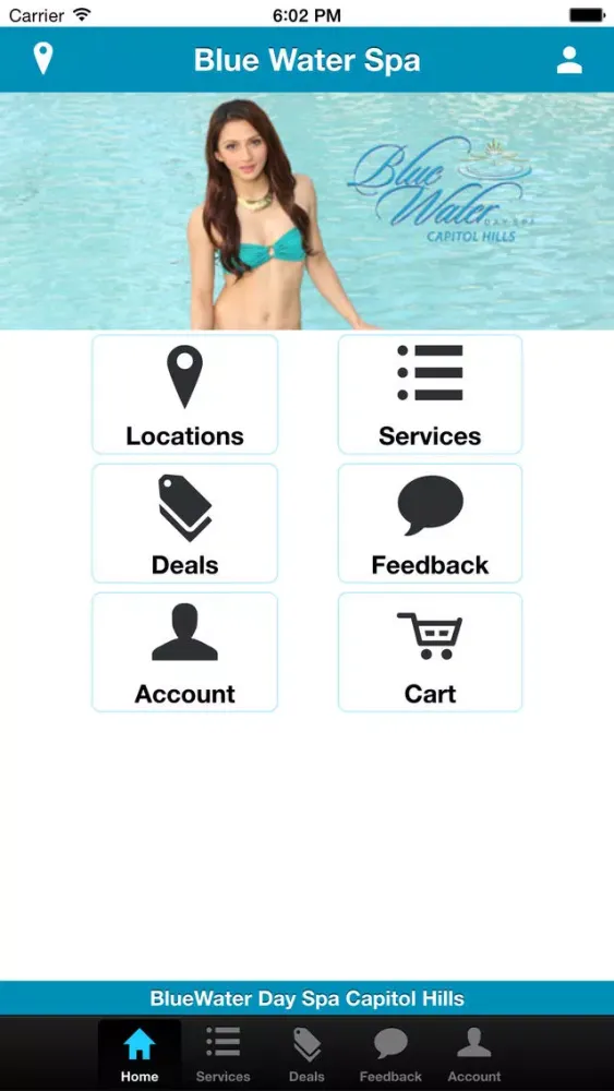 Capturas de tela do BlueWater Day Spa