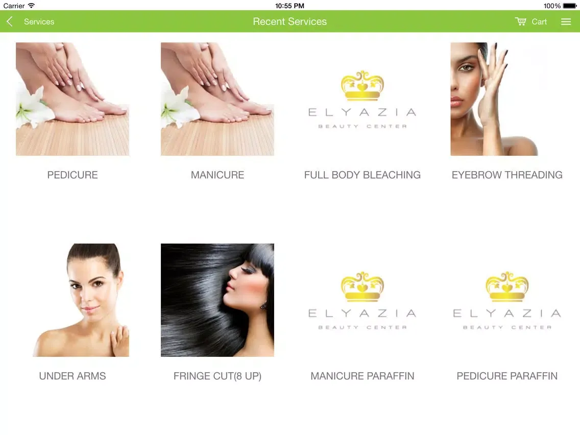 Zrzuty ekranu Elyazia Beauty Center iPad 