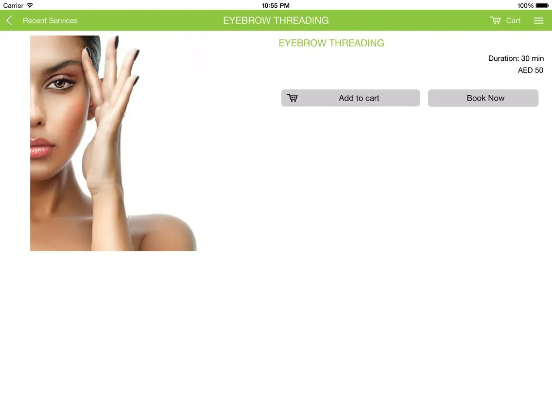Zrzuty ekranu Elyazia Beauty Center iPad 