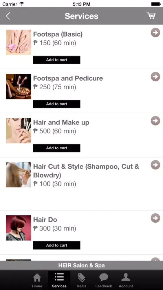 Heir Salon and Spa应用截图