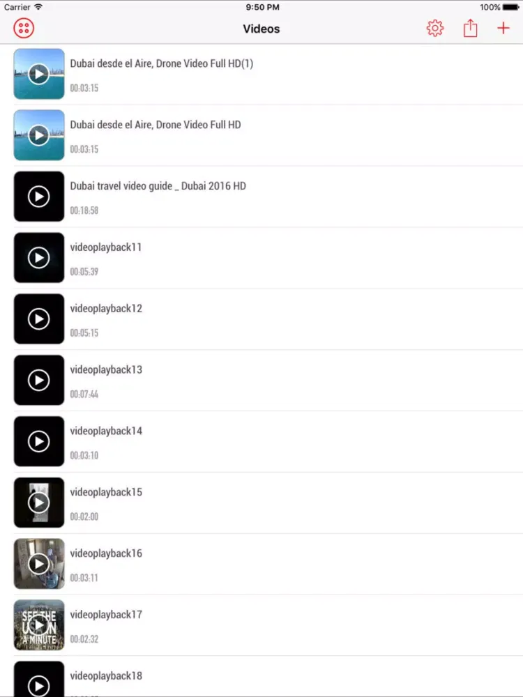 ภาพหน้าจอของ Video Trim & Cut with Sharing & FTP Upload iPad 