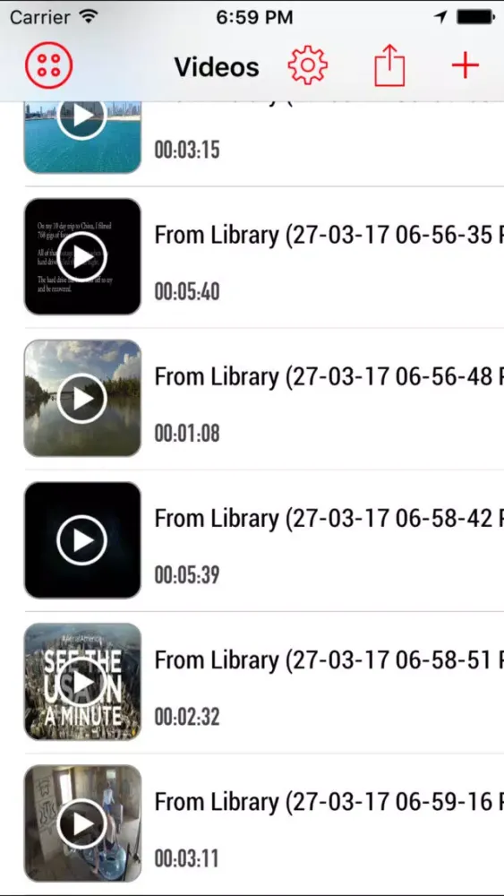 ภาพหน้าจอของ Video Trim & Cut with Sharing & FTP Upload