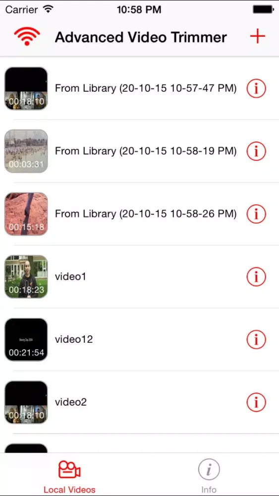 Скриншоты Advanced Video Trimmer Pro