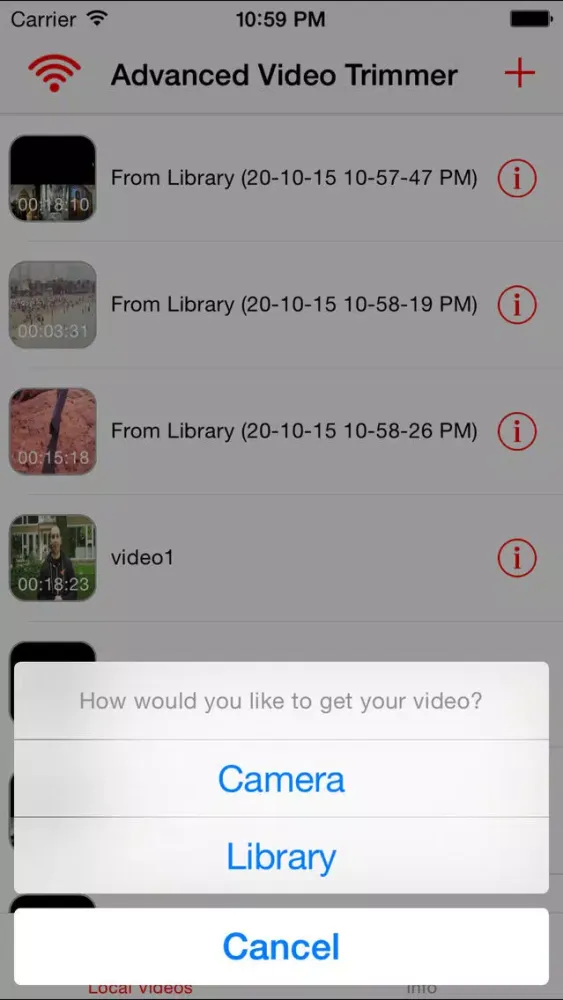 Скриншоты Advanced Video Trimmer Pro