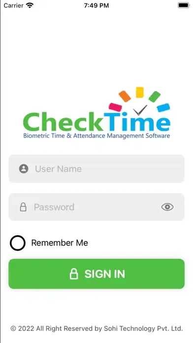 Captures d'écran de Check Time 2.0 Attendance