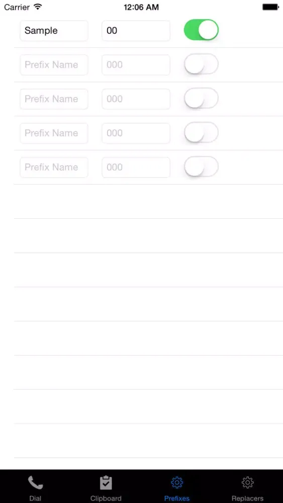 تصاویر Prefix Dialer Pro