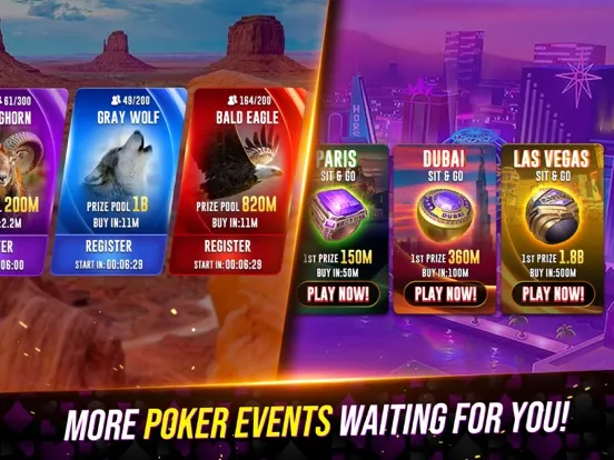 Capturas de pantalla de Poker Fever - Win Your Fame iPad 