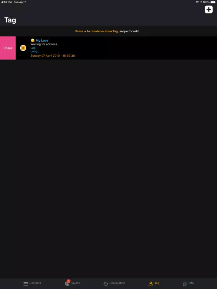 bacKontacts iPad 应用截图