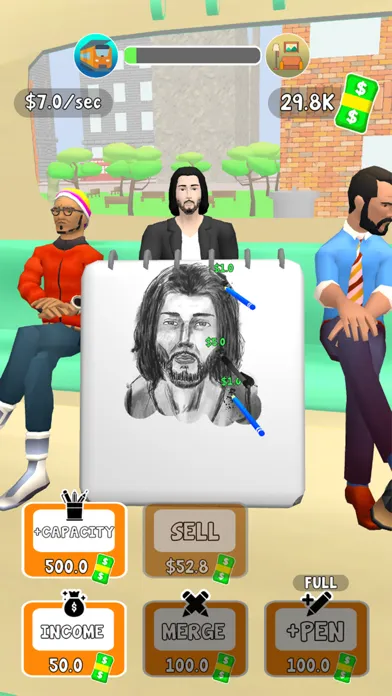 Ảnh chụp màn hình của Drawing Strangers