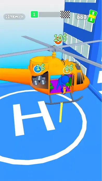 Capturas de tela do Helicopter Up