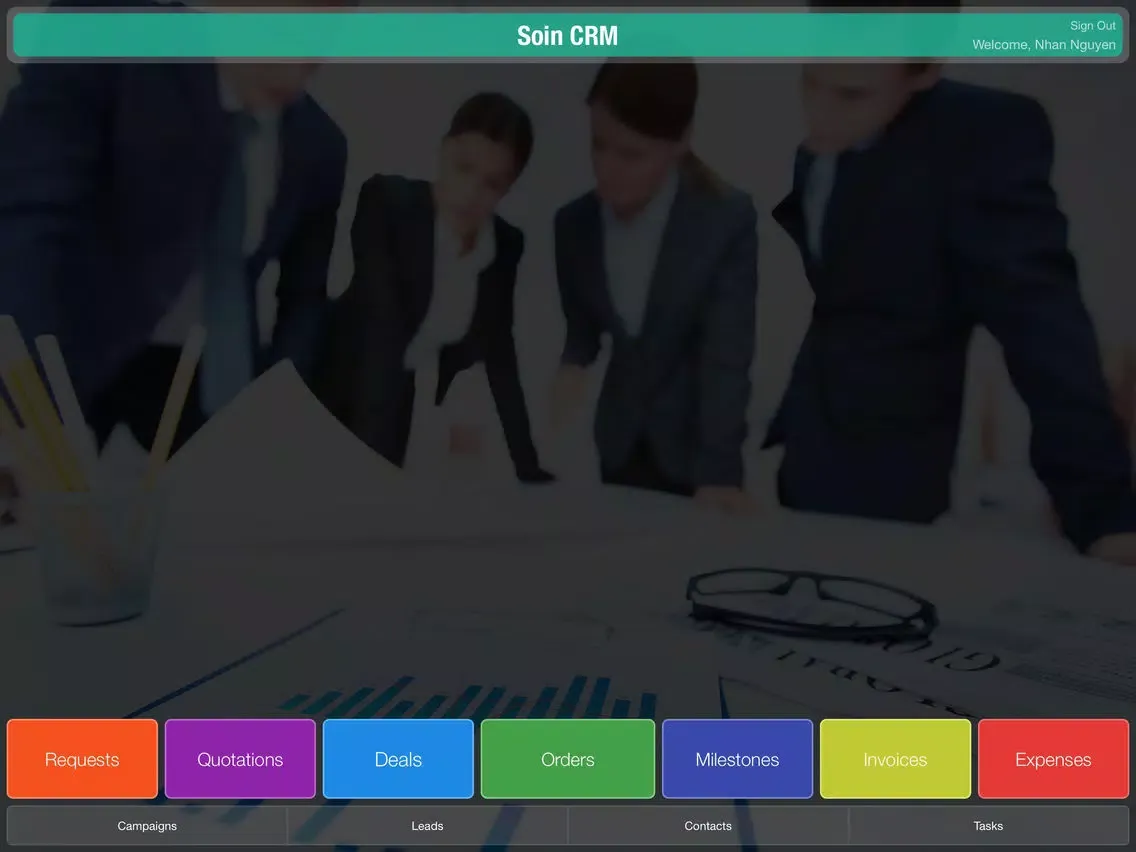 Скриншоты Soin CRM HD iPad 
