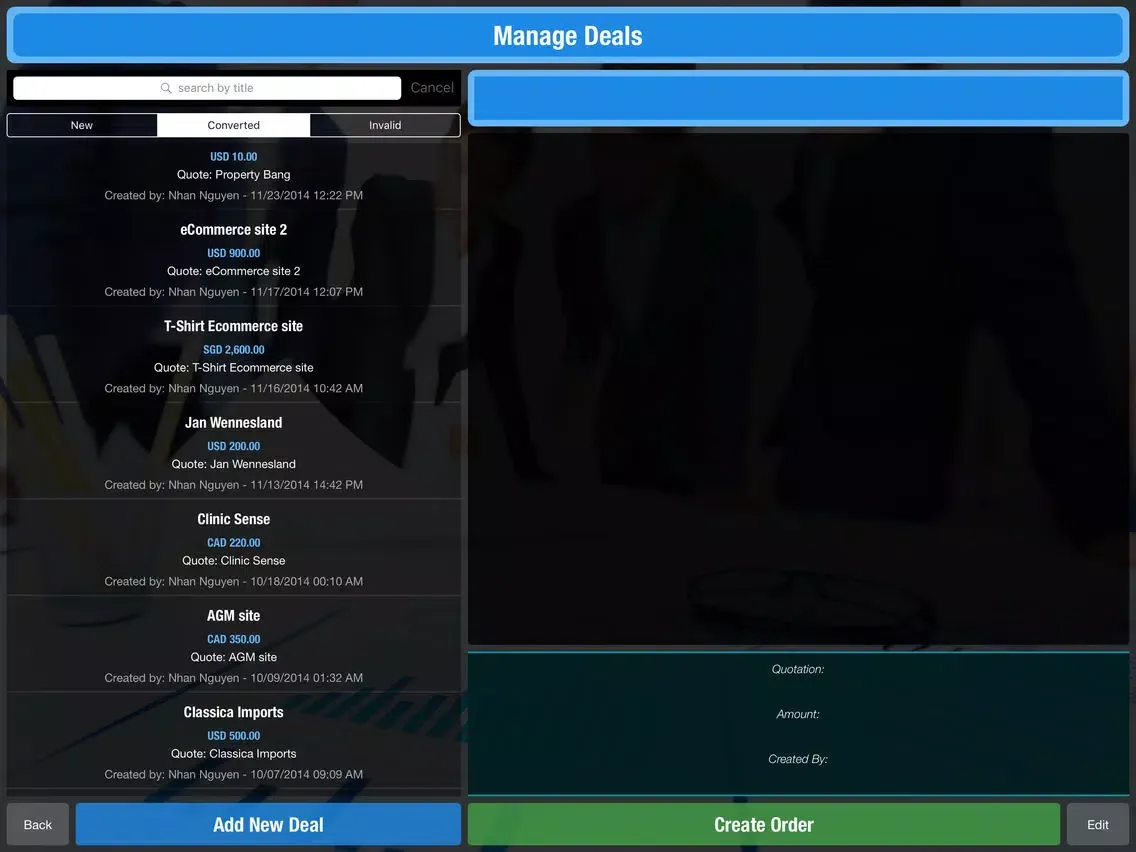 Скриншоты Soin CRM HD iPad 