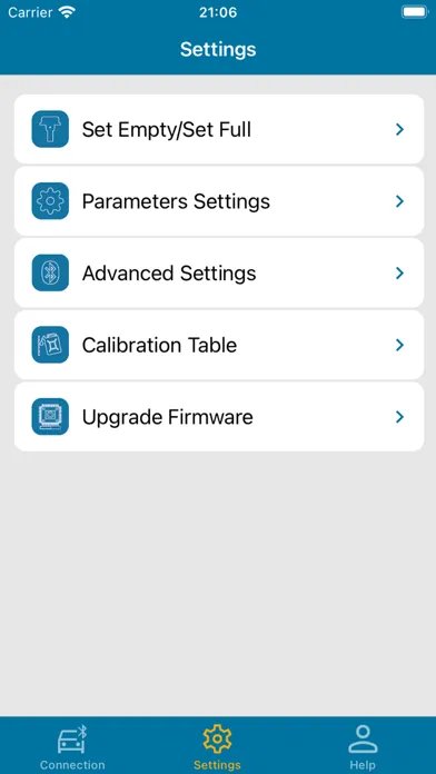 Zrzuty ekranu LIGO BLE Configurator