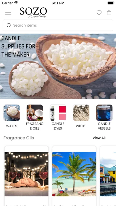 ภาพหน้าจอของ Sozo Essentials Supplies