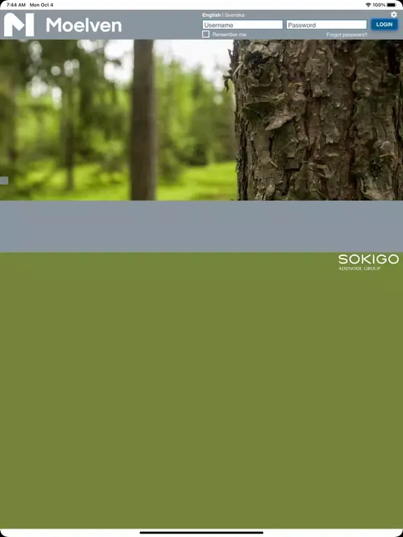 Skogsklok – Moelven Skog iPad  Screenshots